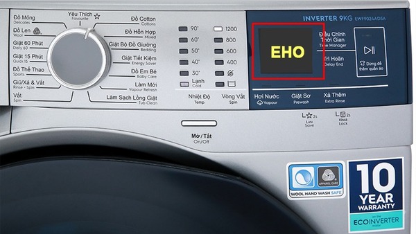 Máy giặt electrolux báo lỗi EHO là gì? Nguyên nhân và cách xử lý
