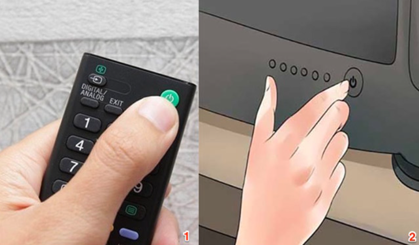 Những sai lầm khi tắt tivi. Hướng dẫn tắt tivi đúng cách