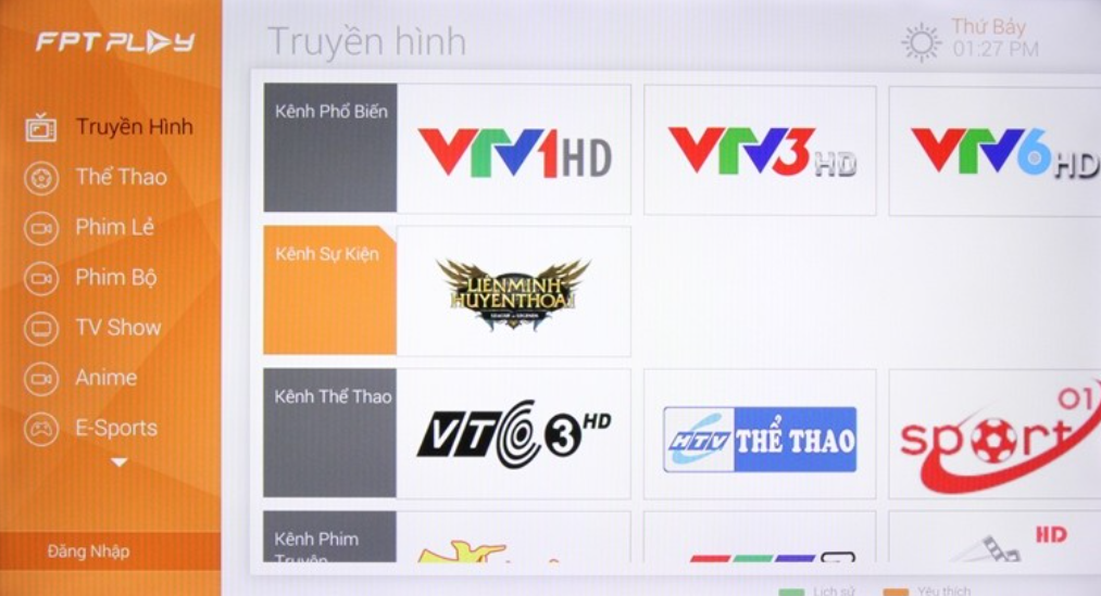 Đánh giá tính năng xem tivi online FPT Play trên Smart tivi