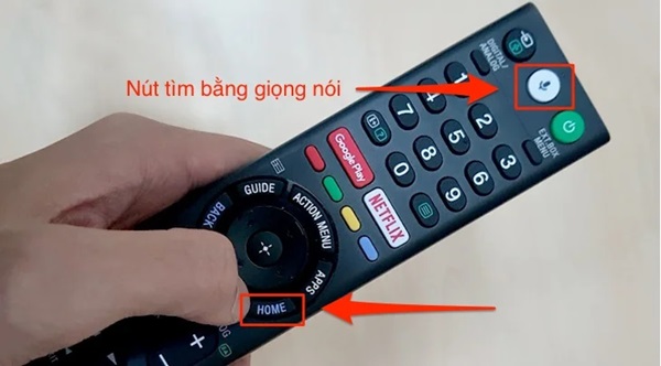 Nhấn chọn home