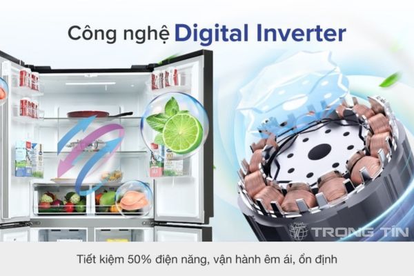 Công nghệ Digital Inverter tuyệt vời giúp tiết kiệm điện năng hiệu quả