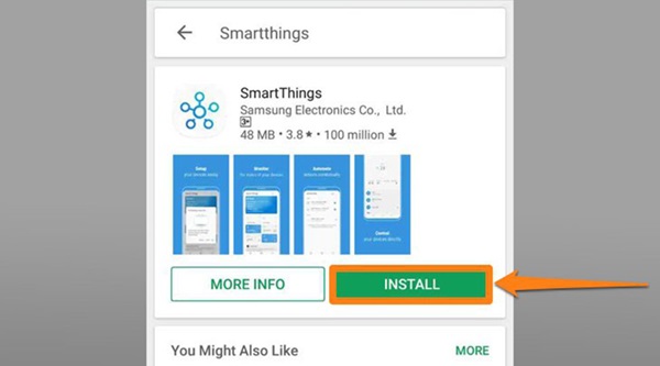 Tải ứng dụng SmartThings