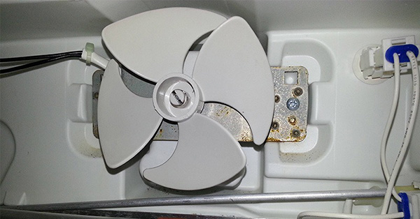 Cánh quạt giảm khả năng hoạt động do có vật cản