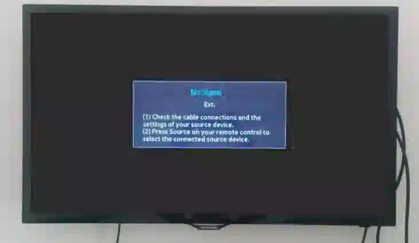 Lỗi kết nối với Tivi Sony