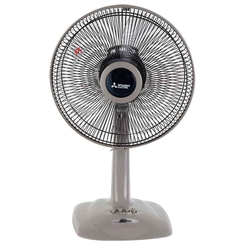 Quạt bàn Mitsubishi Electric 5 cánh D12-GV SF -GY xám nhạt 38W