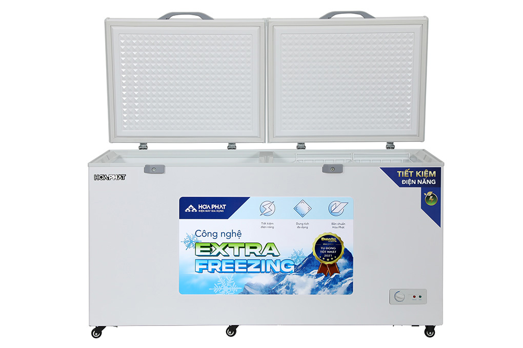 Tủ đông Hòa Phát HCF 606S2N2, 2 ngăn đông mát 245l dàn nhôm