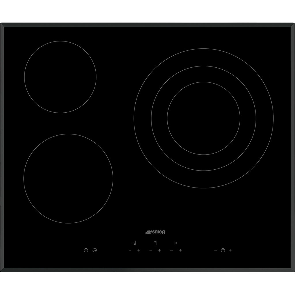 Bếp hồng ngoại 3 vùng nấu lắp âm Smeg SE363ETB (536.64.101)