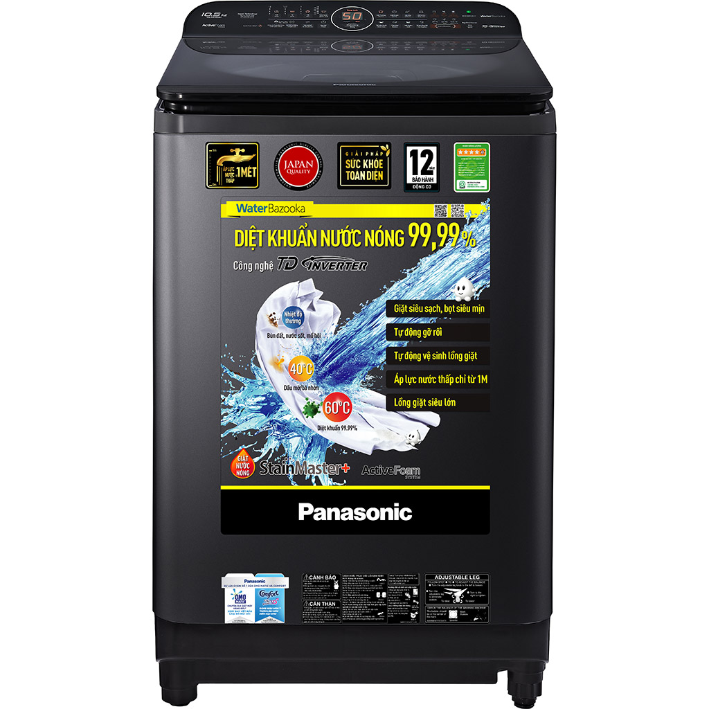 Máy giặt Panasonic Inverter 10.5 Kg NA-FD10AR1BV