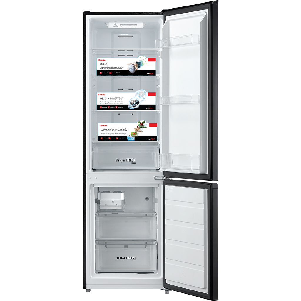 Tủ lạnh Toshiba Inverter 270 lít GR-RB350WE-PMV(30)-BS