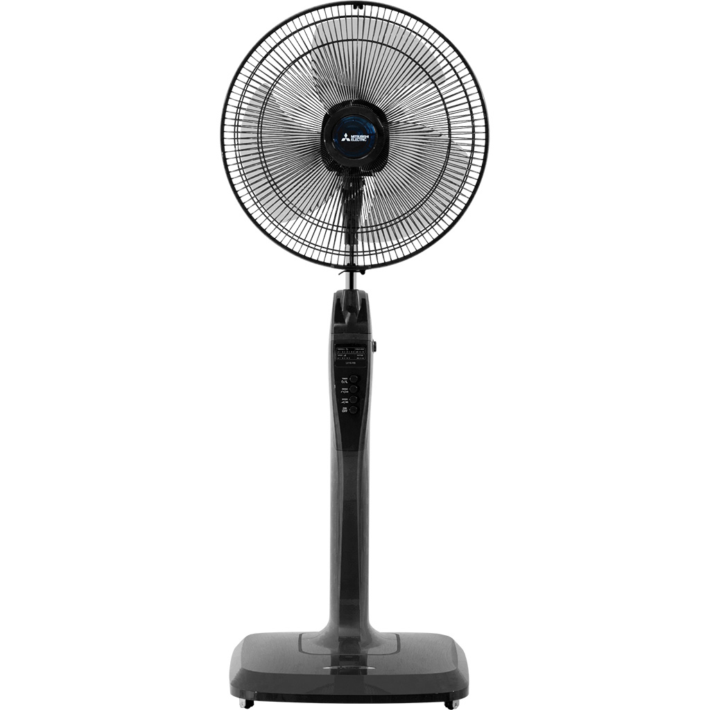 Quạt cây Mitsubishi LV16RB CY-GY-xám đậm- điều khiển- Thailand
