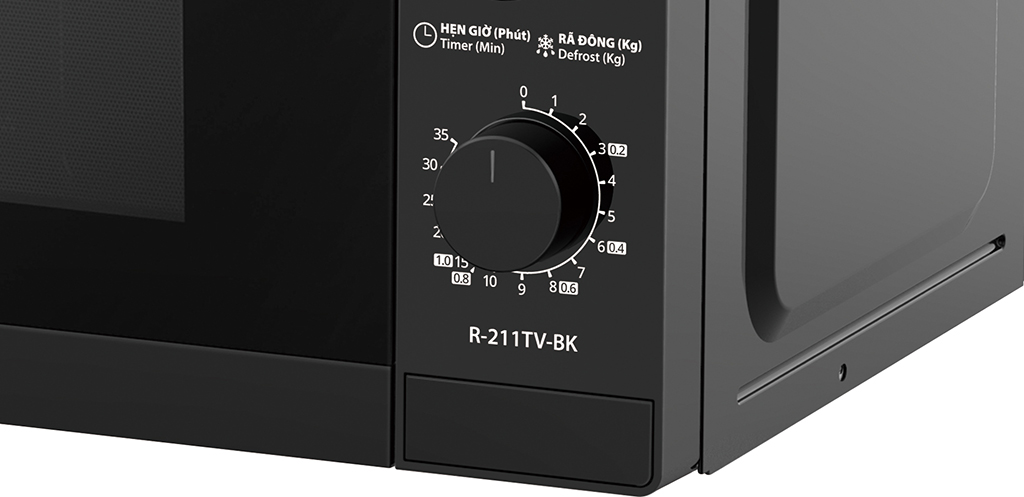 Lò vi sóng 21 lít Sharp R-211TV-BK
