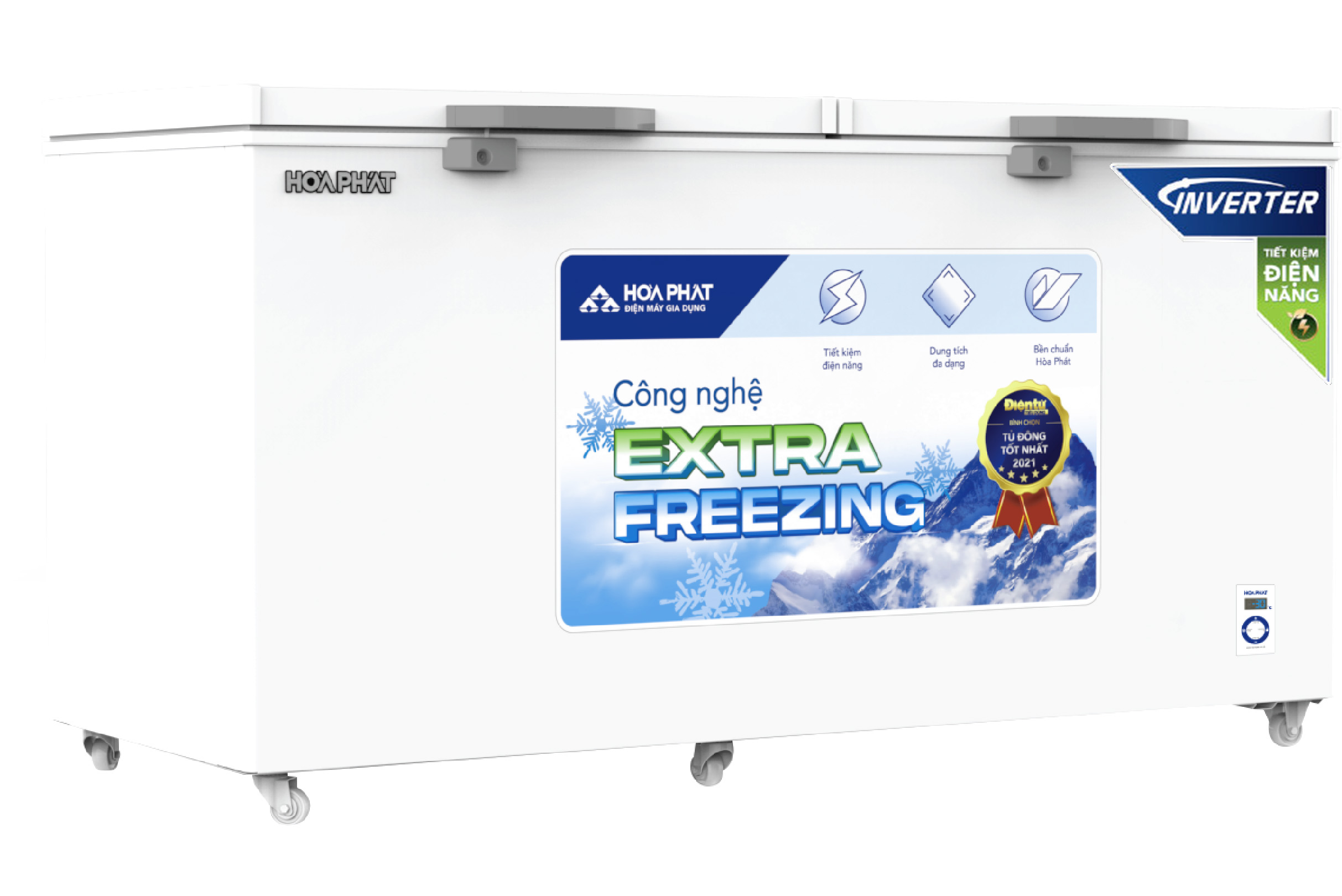 Tủ đông Hòa Phát HPF AD8544.1 544L Inverter dàn đồng -30oC