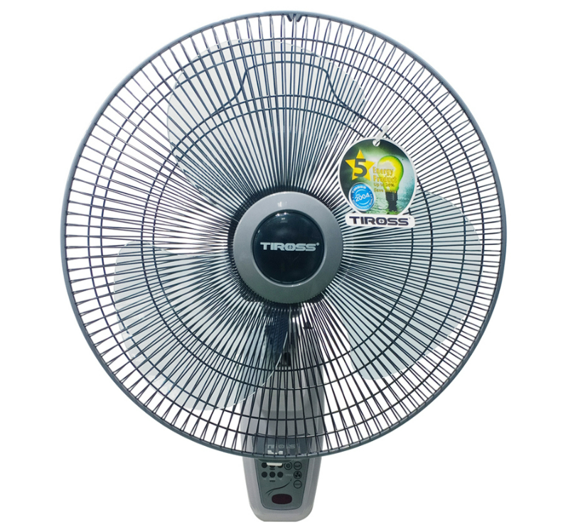 Quạt Treo Tường Tiross TS9186 50W Ghi