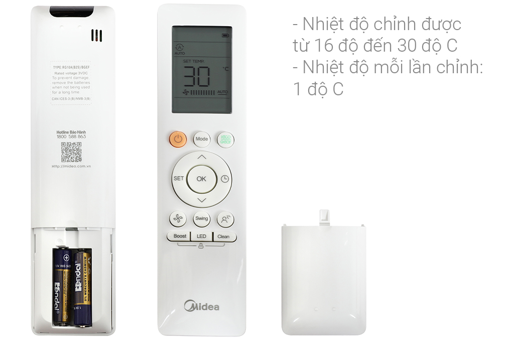 Điều hòa Midea 18000 BTU 1 chiều MSAGA-18CRDN8