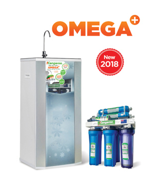 Máy lọc nước Kangaroo Omega+ KG02G4-VTU – 9 lõi lọc – tủ VTU hoa Hàn Quốc