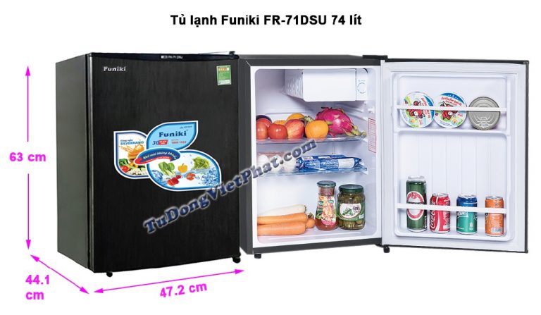 Tủ lạnh Funiki FR-71DSU tủ mini 74 lít