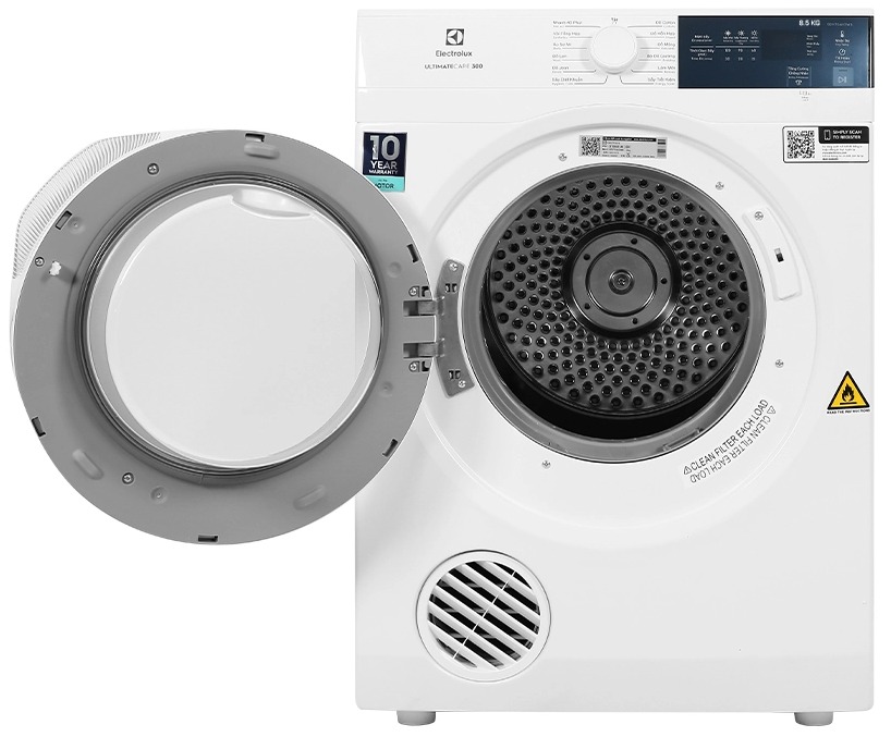 Máy sấy thông hơi Electrolux UltimateCare 8.5 kg EDV854J3WB