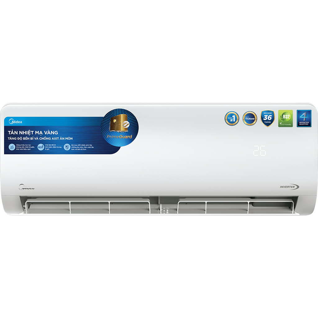 Máy lạnh Midea Inverter 1.5 HP(12000 Btu) MSAGII-13CRDN8