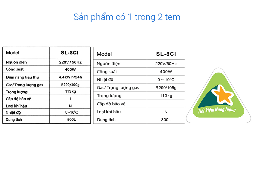 Tủ Mát Alaska SL-12CI 960 Lít Inverter