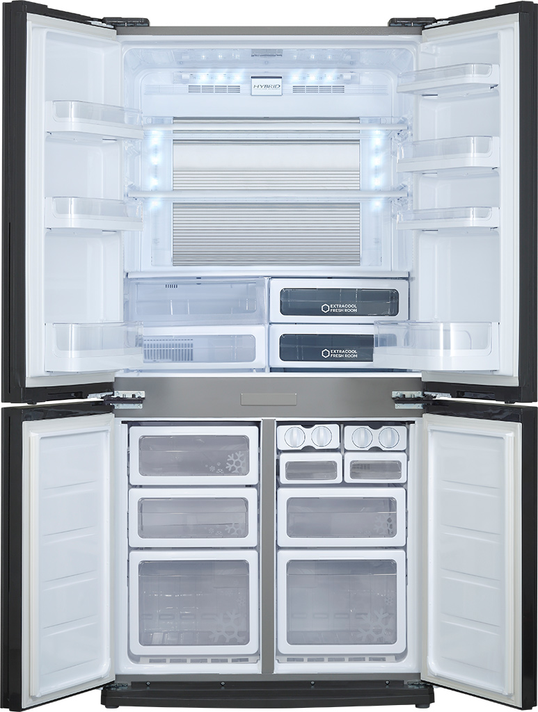 Tủ lạnh Sharp Inverter 678 lít SJ-FX680V-WH