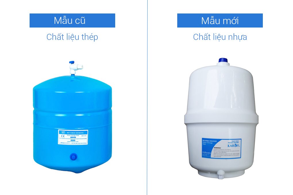 Máy lọc nước nóng nguội RO Karofi O-H128/H 8 lõi