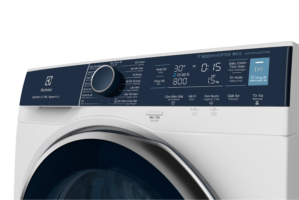 Máy giặt Electrolux Inverter 9 kg EWF9042Q7WB