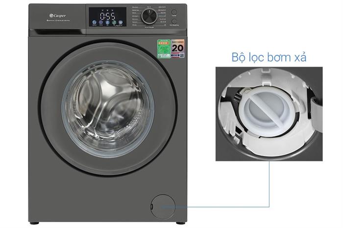 Máy giặt Casper Inverter 12.5 Kg WF-D125VGR1