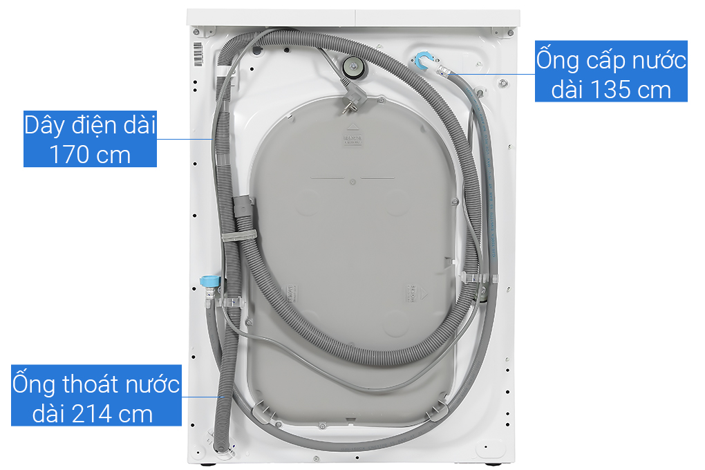 Máy giặt sấy Electrolux Inverter 9 kg EWW9024P5WB