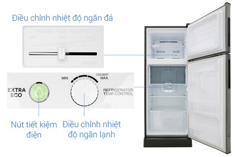 Tủ lạnh Sharp Inverter 196 lít SJ-X201E-DS