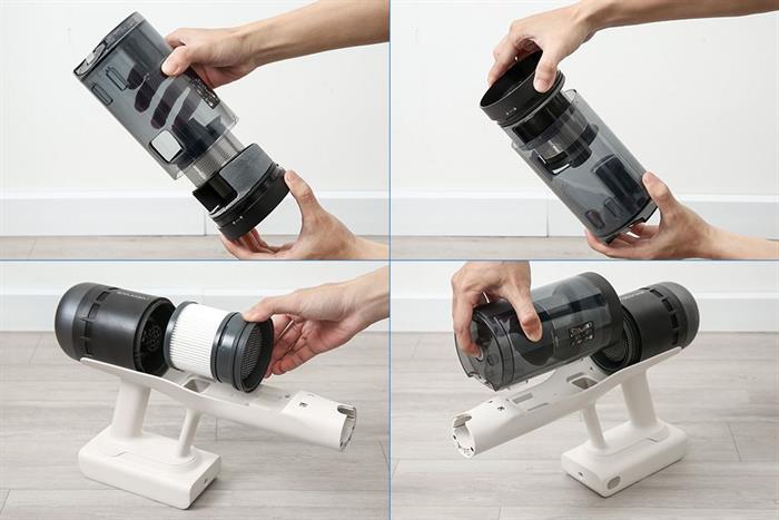 Máy hút bụi lau nhà cầm tay Roborock H60 Hub Pro