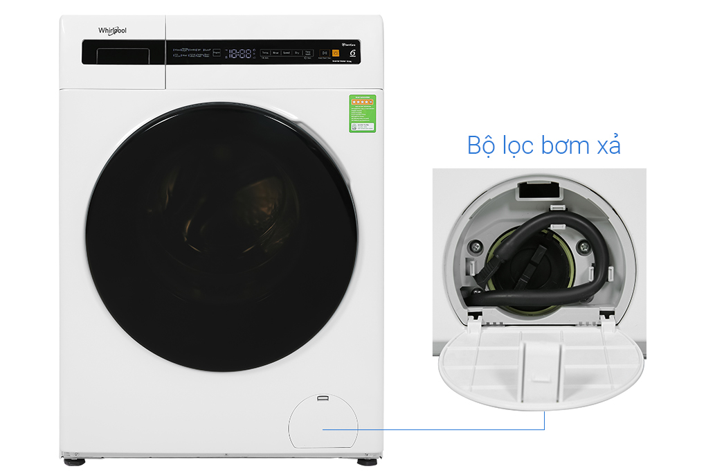 Máy giặt Whirlpool 8.0 KG FWEB8002FW