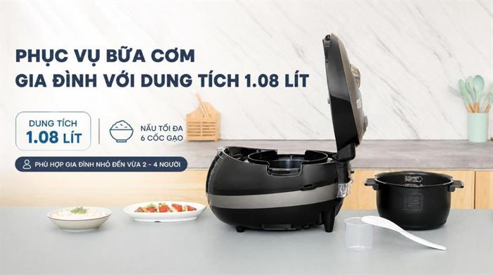 Nồi cơm áp suất cao tần Cuckoo 1.08 lít CRP-BHBC0600F