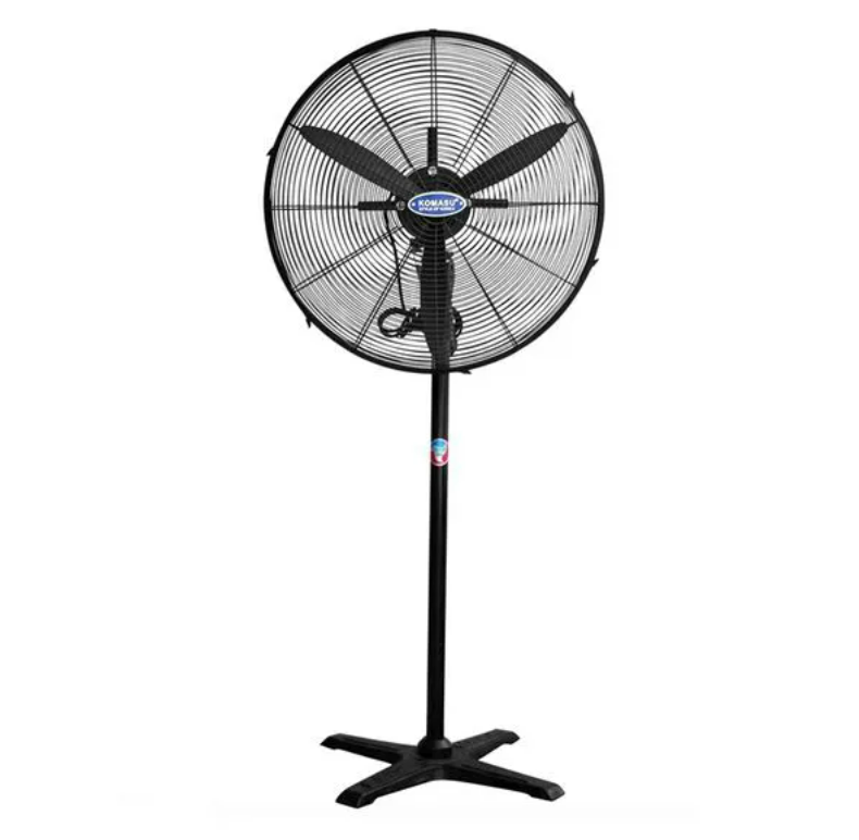 Quạt cây công nghiệp Komasu KM-750 hộp đỏ, cánh bản rộng
