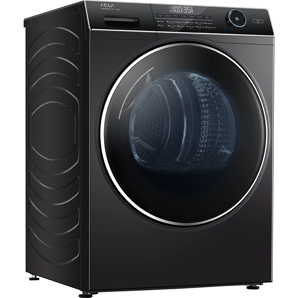 Máy sấy quần áo bơm nhiệt Aqua 10 kg AQH-H1000J.PS