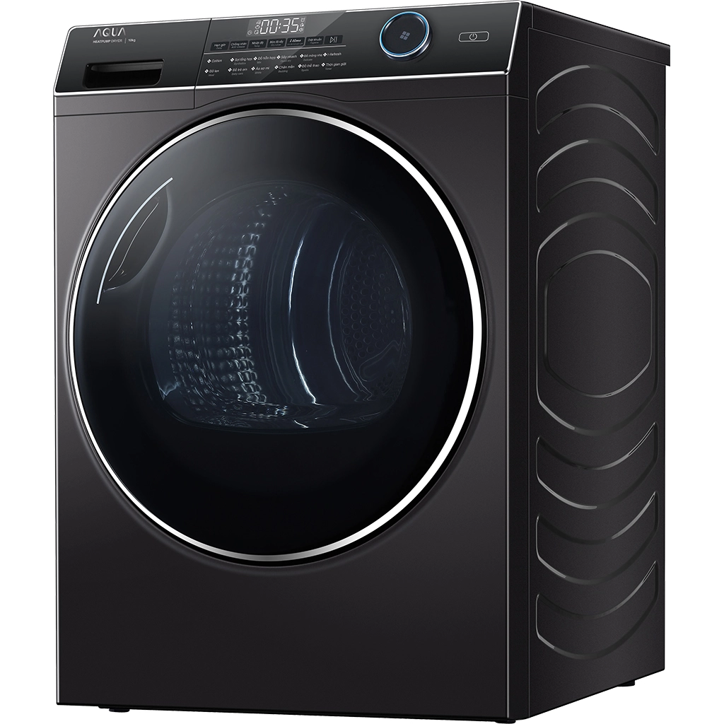 Máy sấy quần áo bơm nhiệt Aqua 10 kg AQH-H1000J.PS
