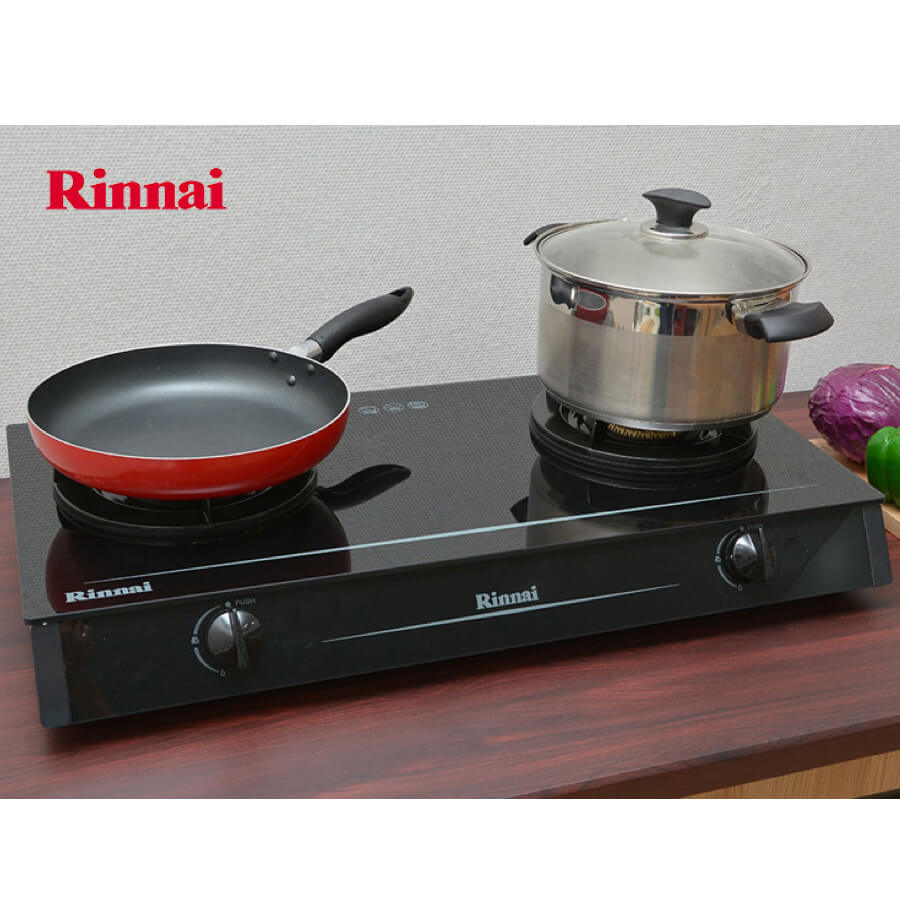 BẾP GAS RINNAI RV-6DOUBLE GLASS(SP)