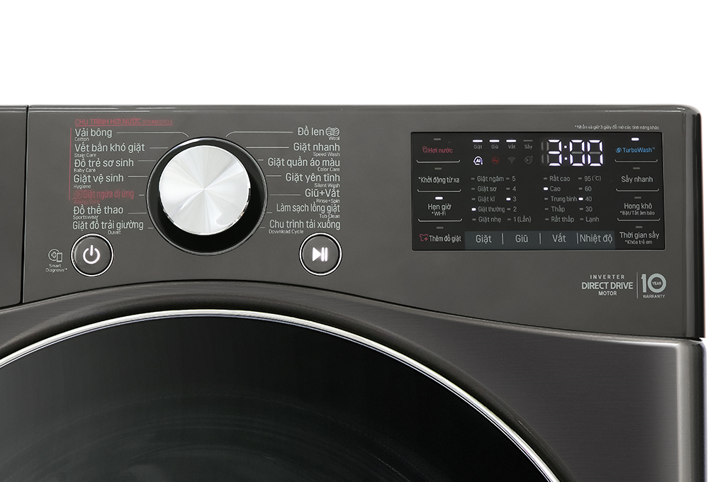 Máy giặt sấy LG Inverter 21 kg F2721HVRB-MODEL mới 2023