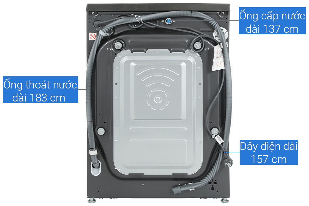 Máy giặt sấy LG Inverter 11 kg FV1411H3BA