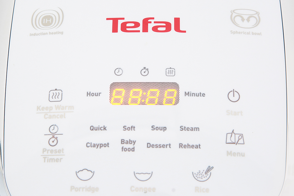 Nồi cơm điện tử cao tần Tefal 0.7 lít RK604165