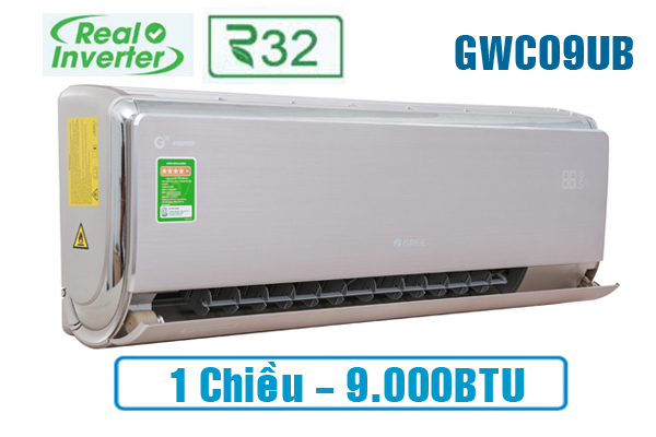 Điều hòa 1 chiều Gree inverter 9.000BTU GWC09UB-S6D9A4A