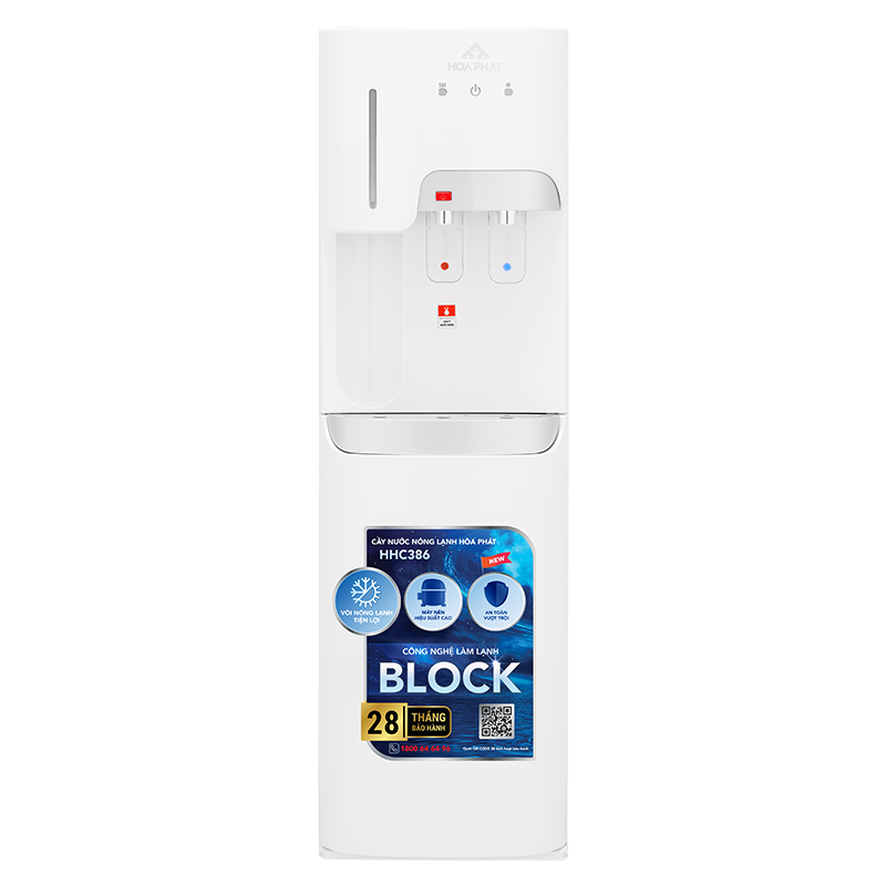 Cây nước nóng lạnh hút bình Hòa Phát HHC386