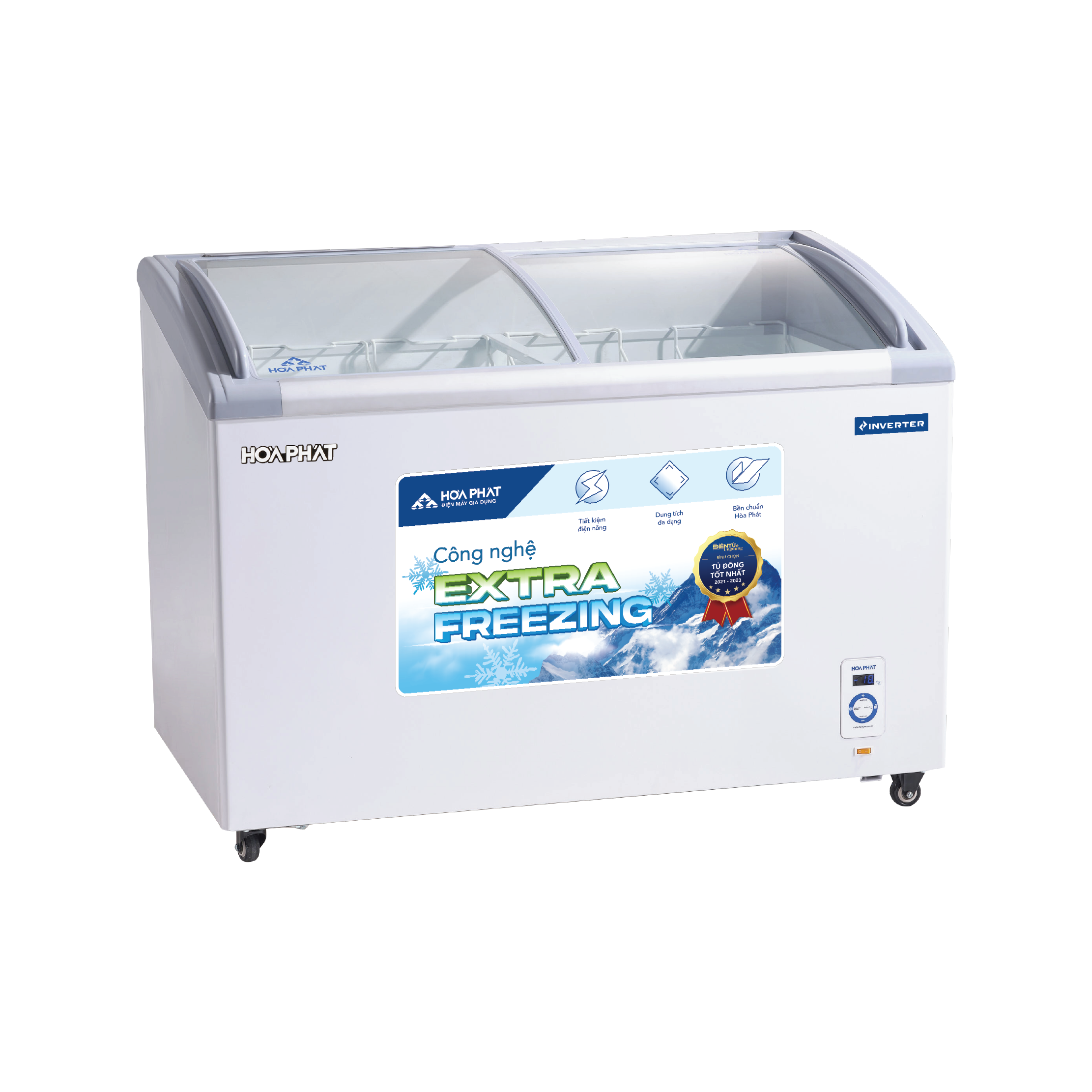 Tủ đông trưng bày Hòa Phát Inverter HSF AD8280.C1 280 lít