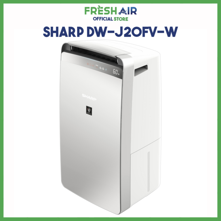 Máy lọc không khí và hút ẩm Sharp DW-J20FV-W (52m²/20lít)