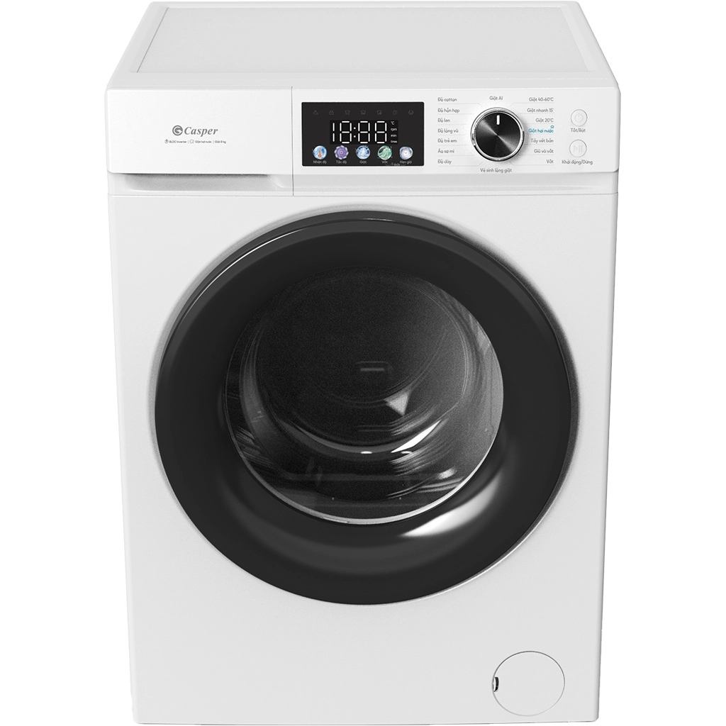 Máy giặt Casper WF-D8VWR1 Inverter 8.0 Kg