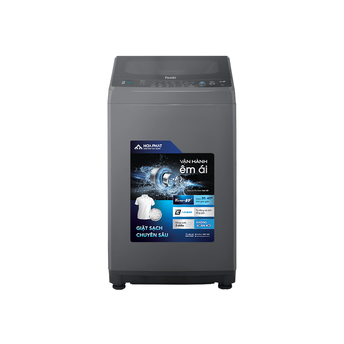 Máy giặt cửa trên Funiki Inverter HWM TDD8125ABG