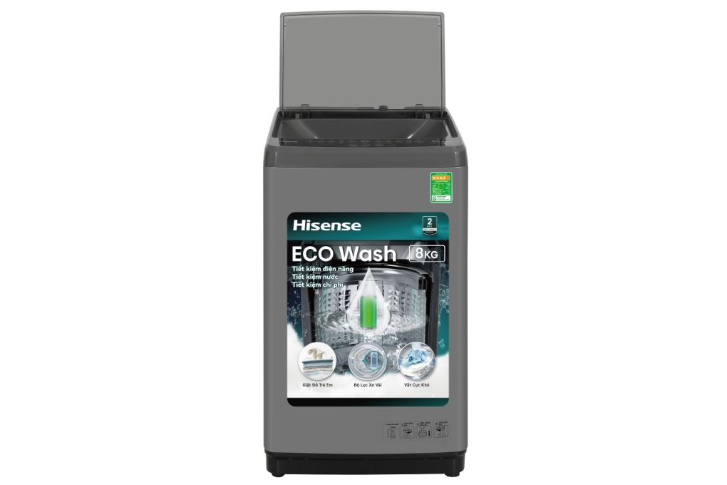 Máy giặt Hisense 8 kg WTZQ8012UT
