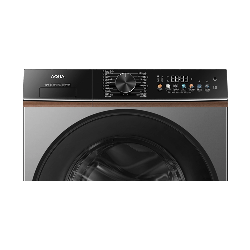 Máy giặt lồng ngang Inverter AQUA 12 Kg AW12-BP4657M(B) mới 2026