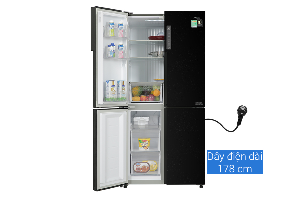Tủ lạnh Aqua 456 lít AQR-M525XA(FB)