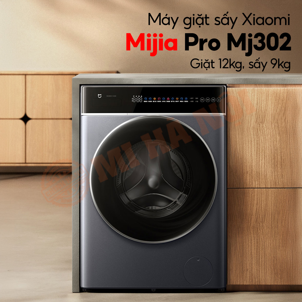 Máy Giặt Sấy Xiaomi Mijia MJ302 – Giặt 12kg, sấy 9kg, 26 chương trình giặt