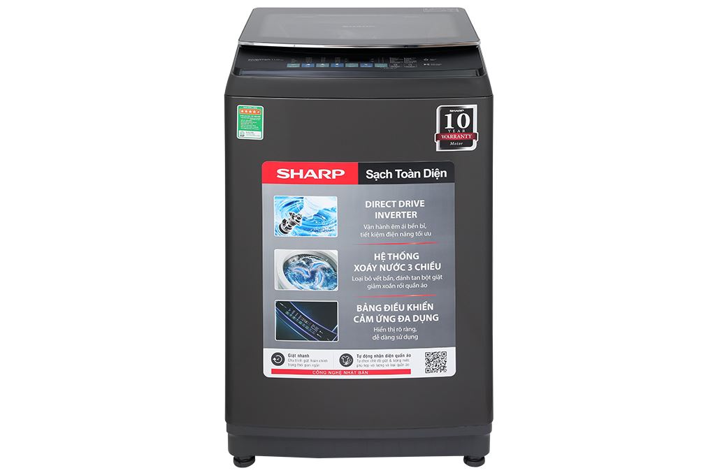 Máy giặt Sharp 11 Kg ES-TM110CD-DS lồng đứng